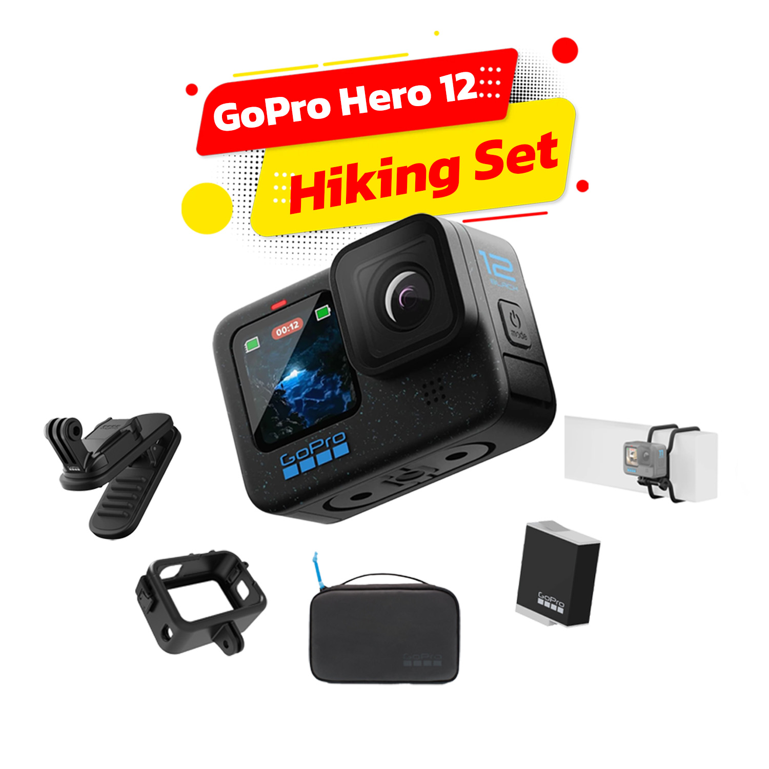 GoPro Hero 12 Hiking Set กล้องโกโปร | Shopee Thailand