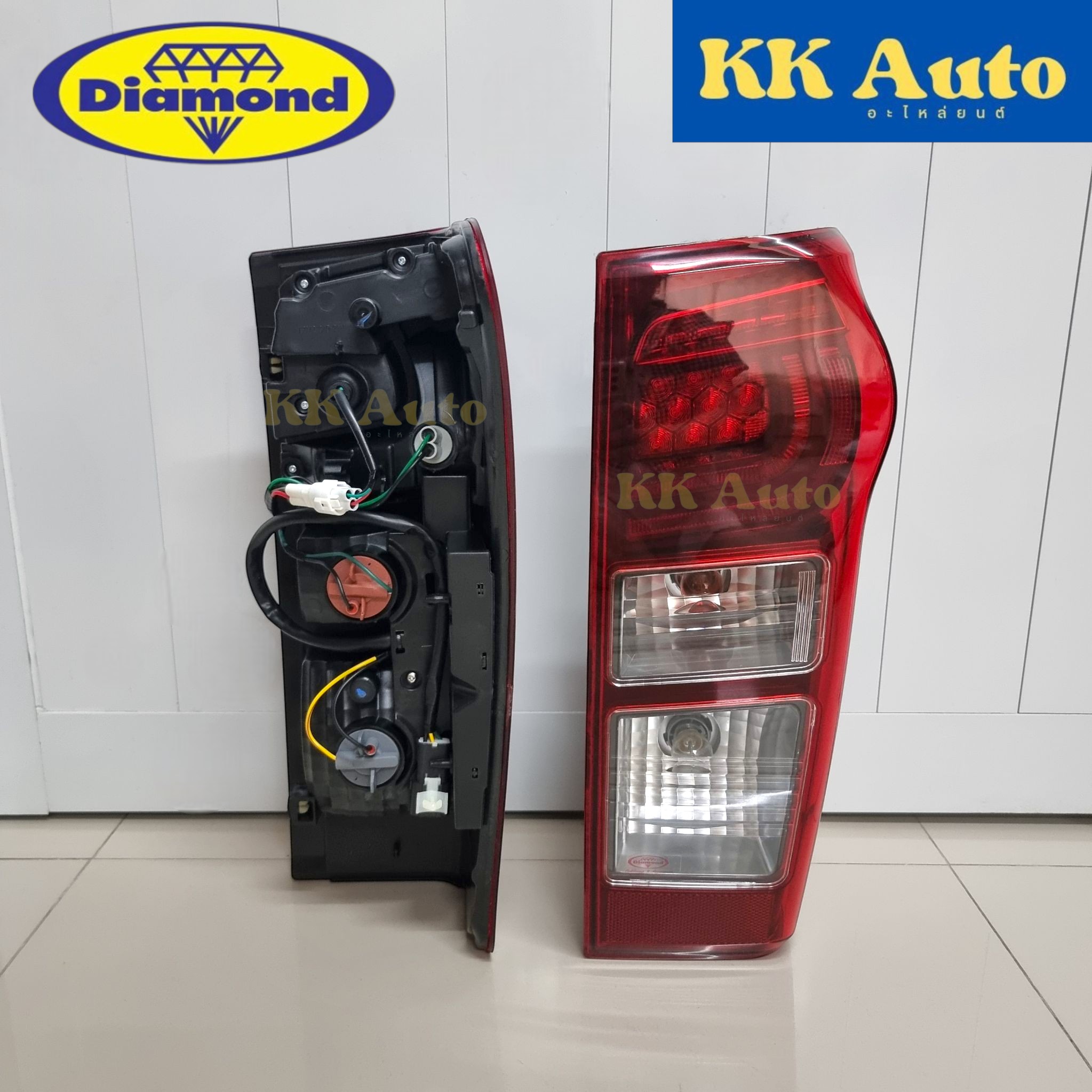 ไฟท้าย เสื้อไฟท้าย Dmax all new ดีแมก ออนิว 2012-2019 LED -1.9 Blue ...