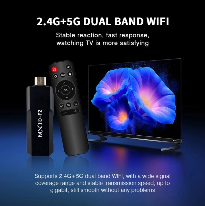 4K TV Stick แอนดรอยด์ทีวีสติ๊ก Smart Android 13.0 TV Boxes 8+128GB 5G ...