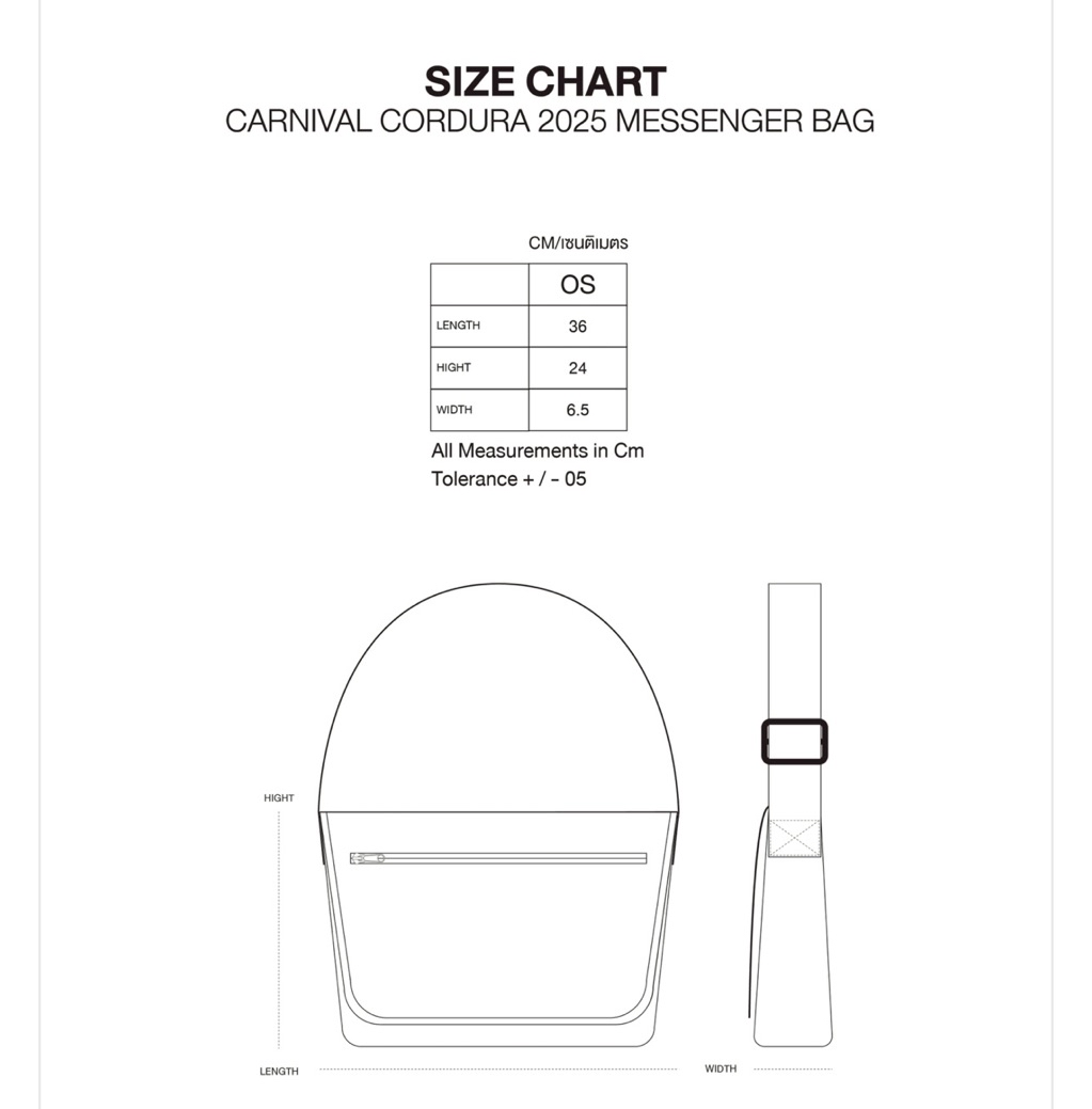 [พร้อมส่ง ของแท้💯%] CARNIVAL® CORDURA re/cor™ COLLECTION | Shopee Thailand