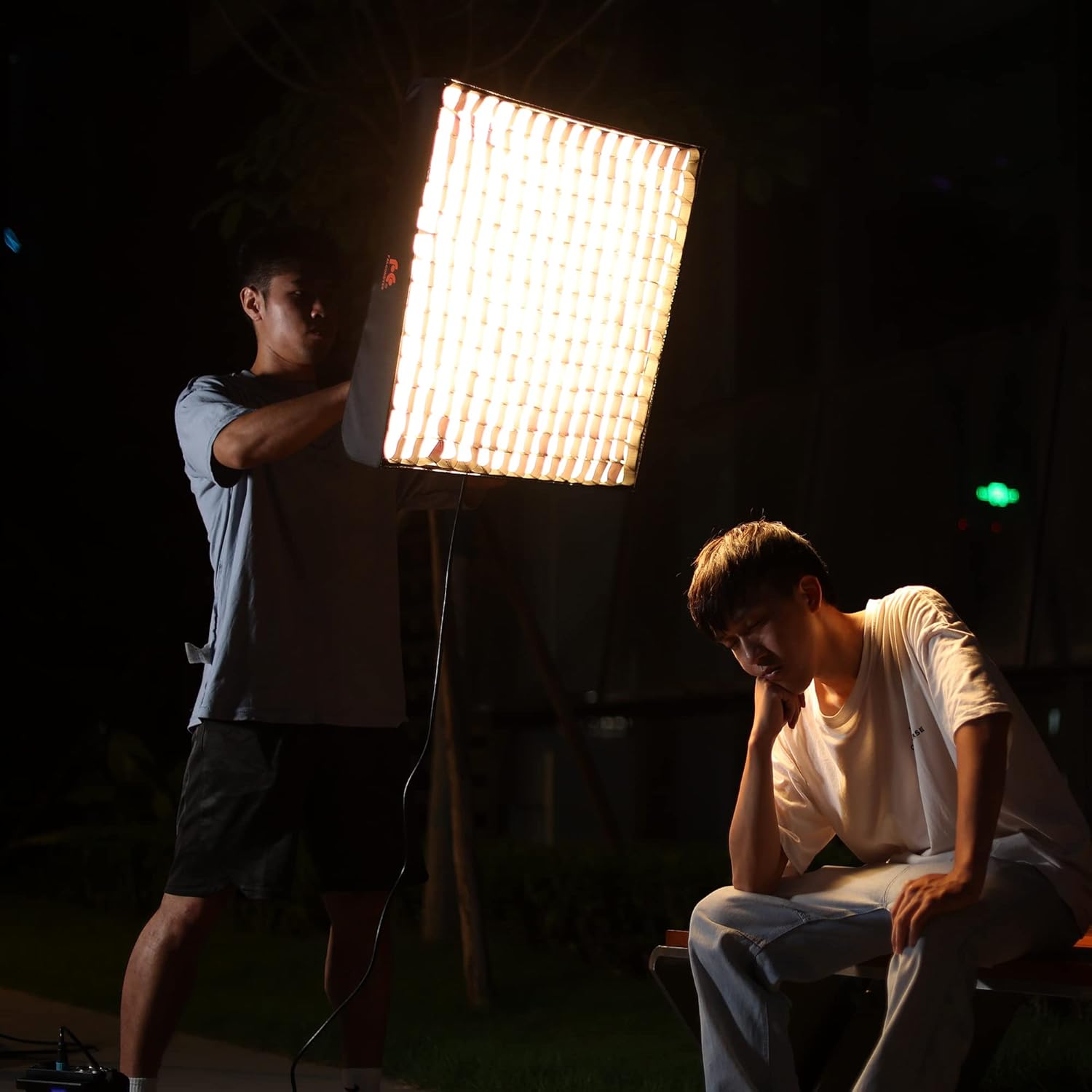 ไฟสตูดิโอถ่ายรูป LED Falcon Eyes ไฟปรับแสงสีได้ Studio Panel LED Light ...