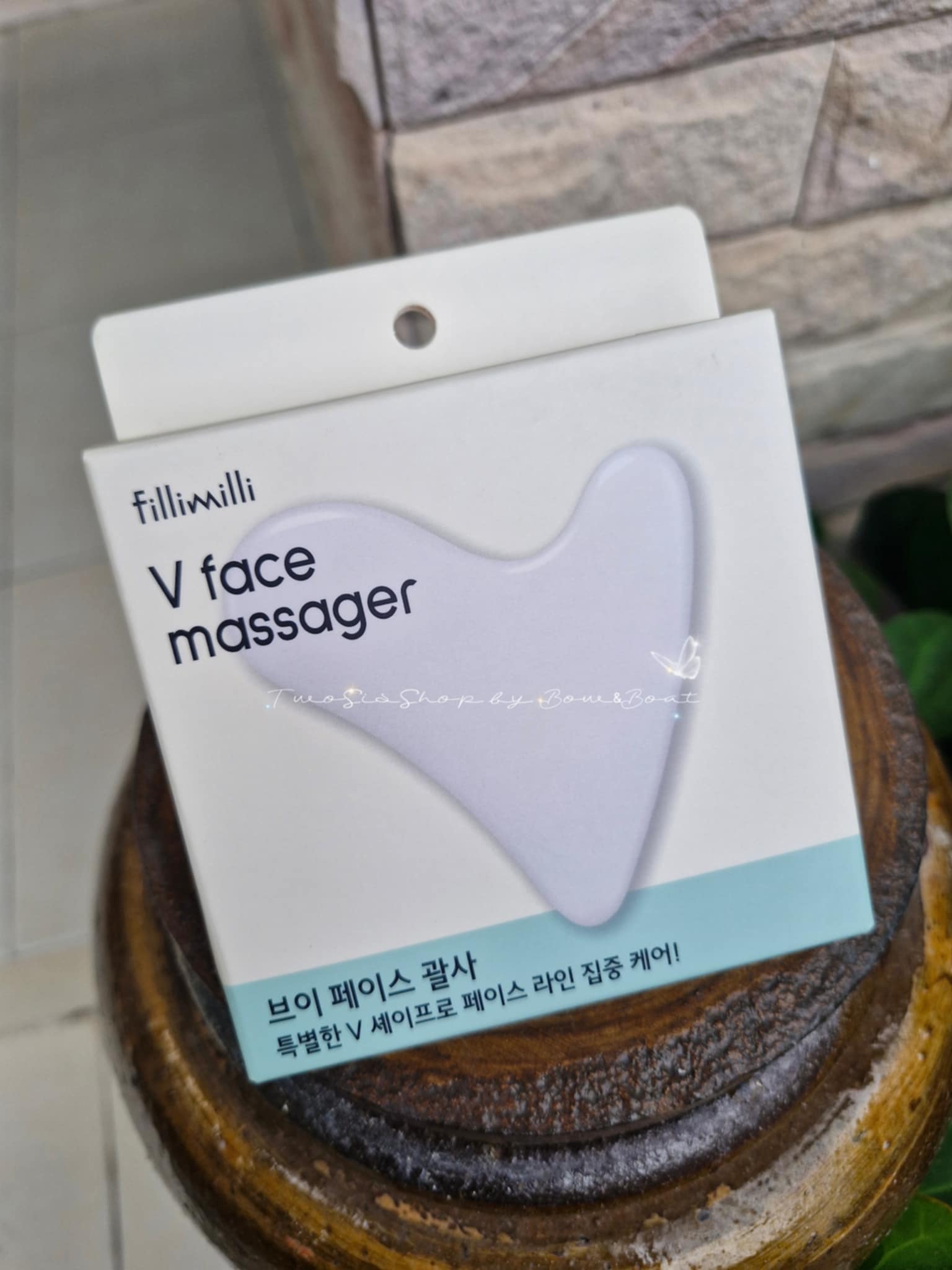 📌พร้อมส่ง หินกัวซา หินนวดหน้า Guasha หินแท้💯 Fillimilli V Face Massager ...