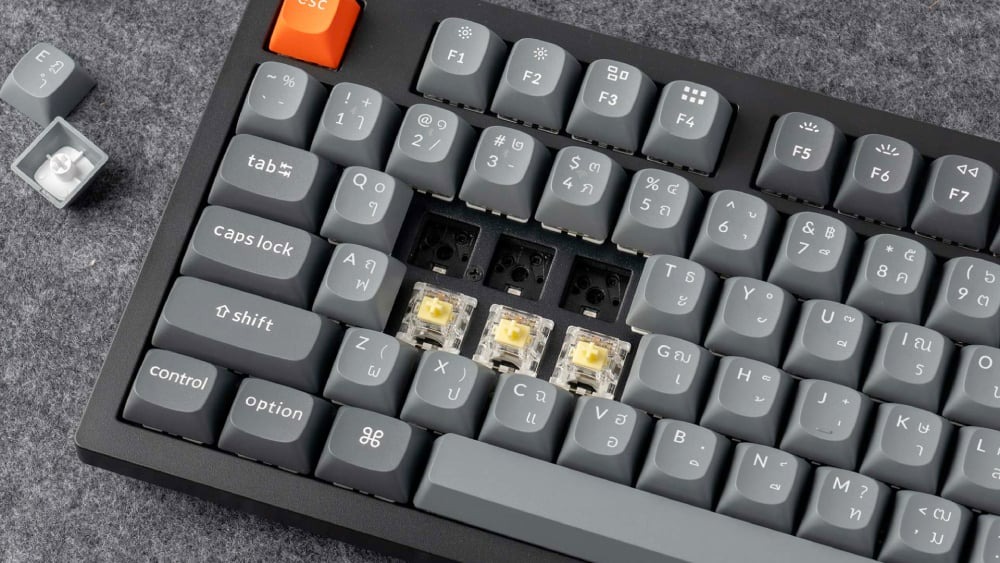 คีย์บอร์ดเกมมิ่ง Keychron K10 Max Swappable Gateron RGB Backlight ...