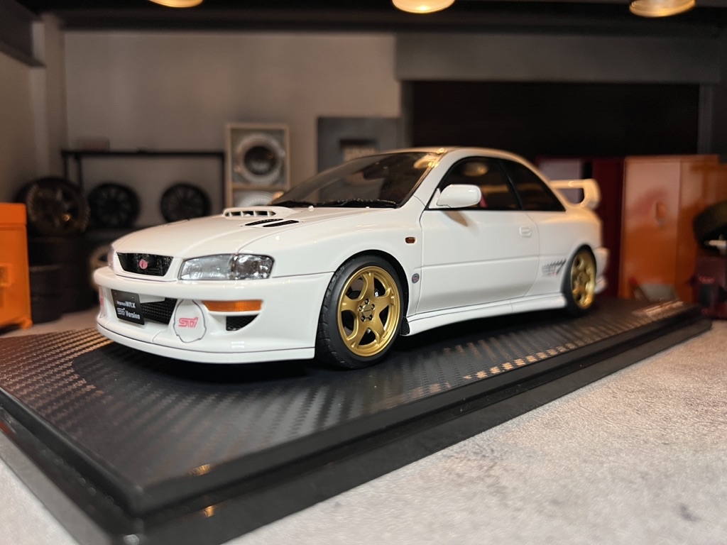 Ignition Model [IG3553] Impreza WRX Type R Sti Version V (GC8) White ...