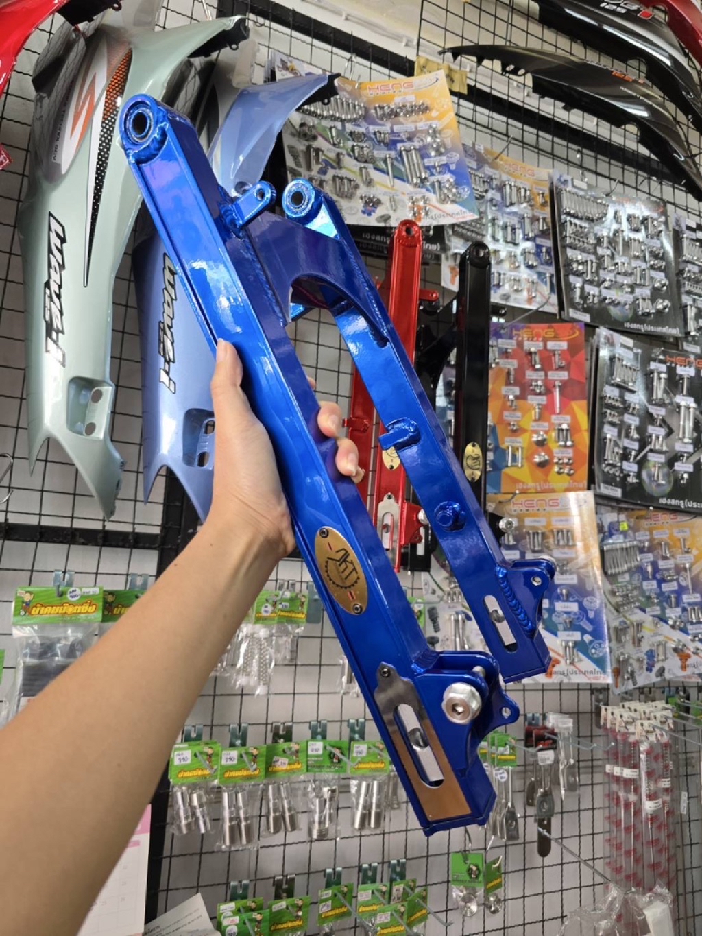 อามDKTแท้ W125 S/R - ไฟเลี้ยวบังลม W110i ทำสีพาวเดอร์โค้ท ความยาวเท่า ...