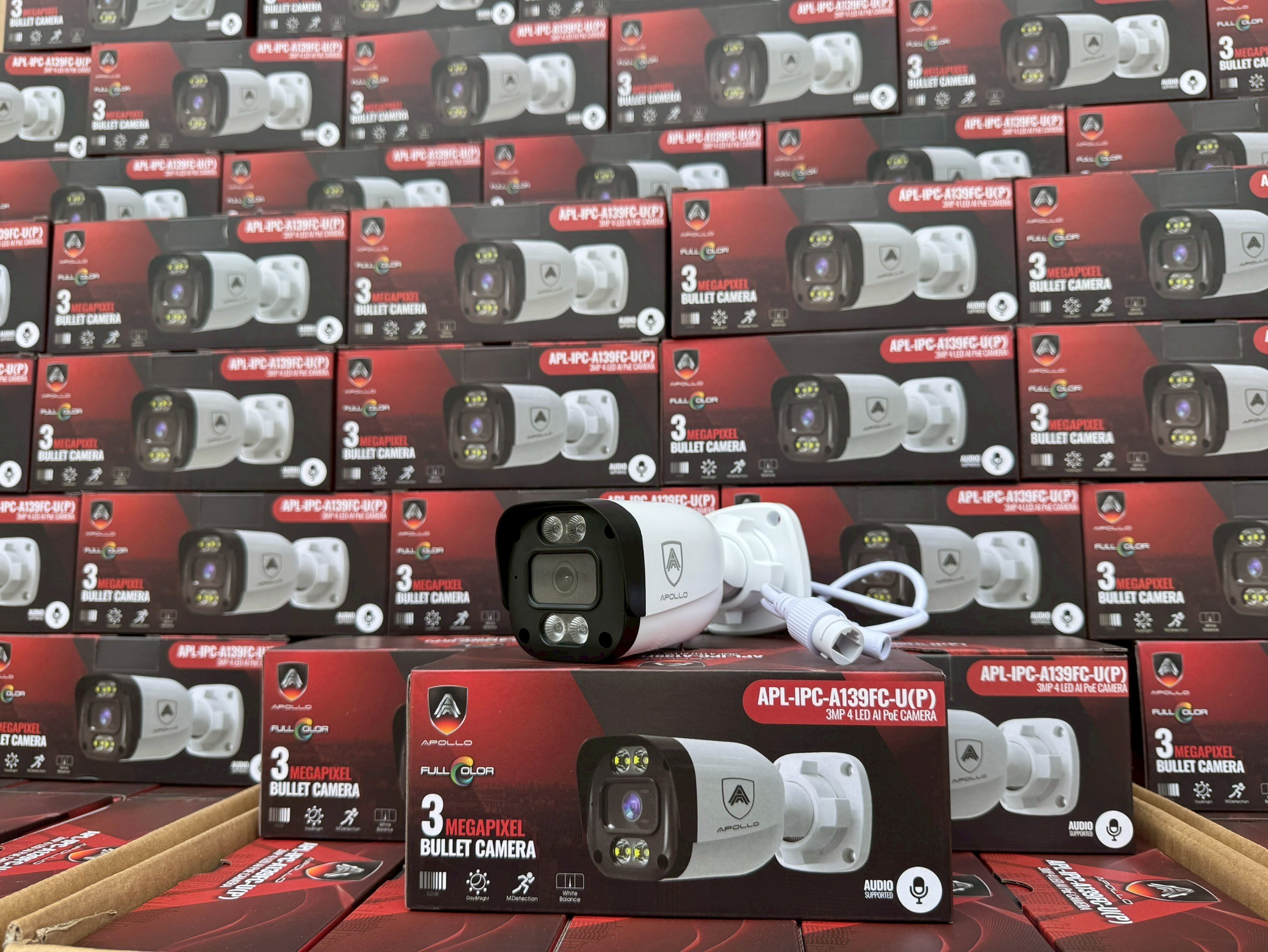 Apollo กล้องวงจรปิด CCTV IP Camera 3MP APL-IPC-A139FC-U Outdoor กลางคืน ...