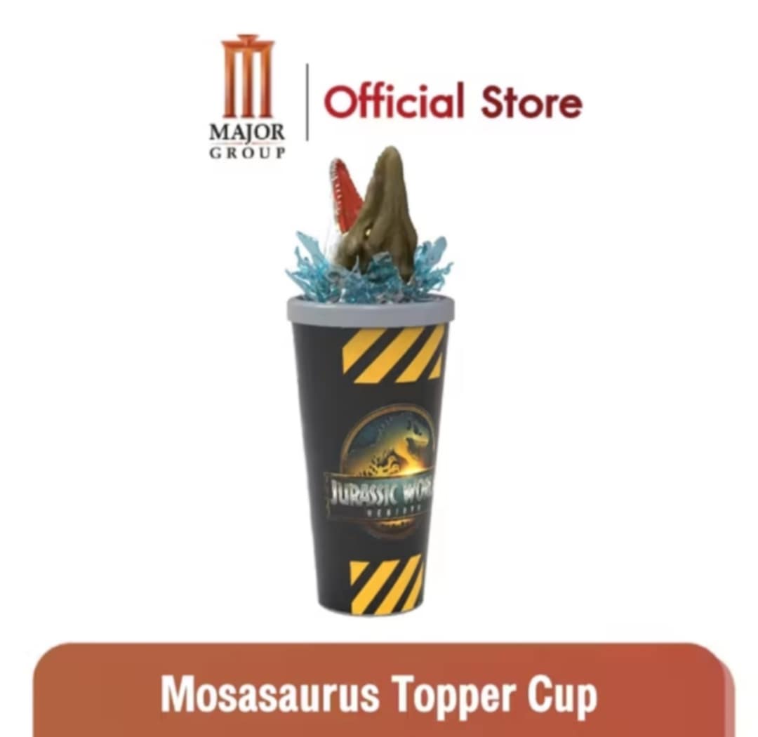 แก้วน้ำ ท็อปเปอร์ โมซาซอรัส จูราสสิคเวิลด์ Jurassic World Topper Cup ...