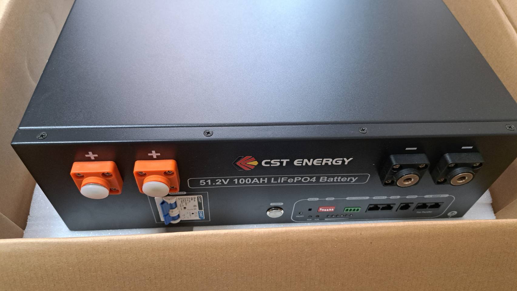 CST Server Rack Battery 51.2V 100Ah LiFePO4 Lithium แบตเตอรี่ลิเธียม ...
