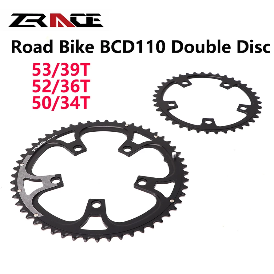 ใบจานหน้าจักรยาน ZRACE RX DOUBLE / SINGEL BCD 110 อะลูมิเนียมอัลลอย ...