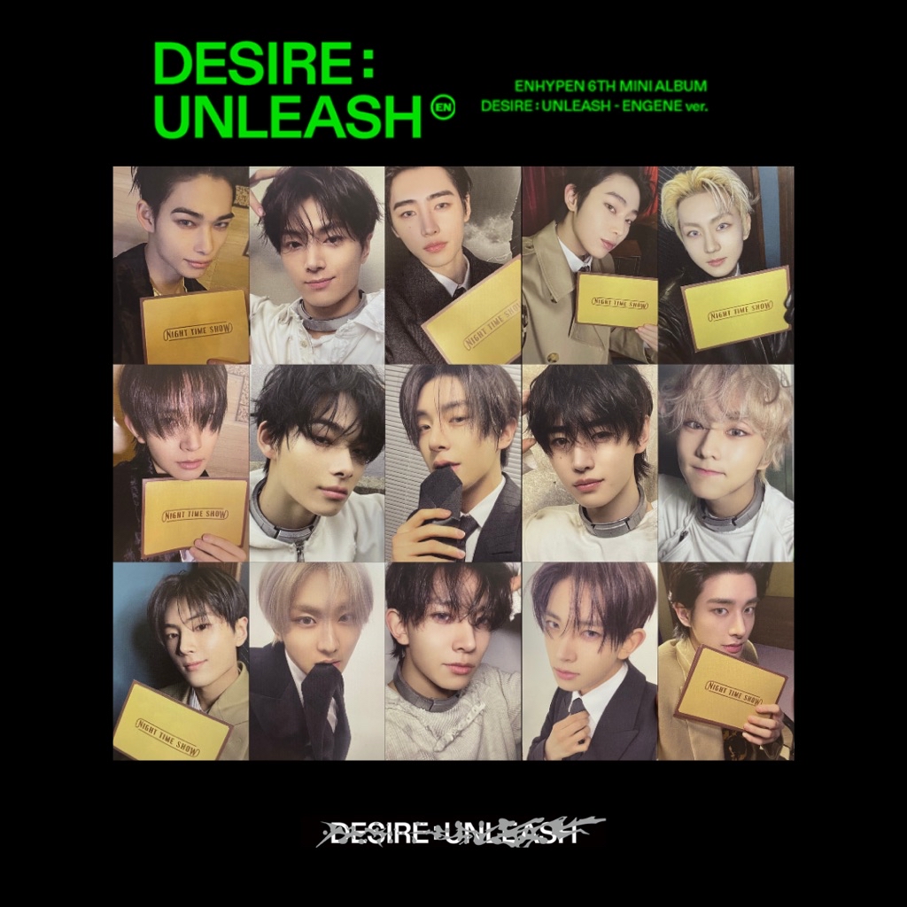 update 26/7 🖤 ENHYPEN DESIRE : UNLEASH (Weverse Albums ver