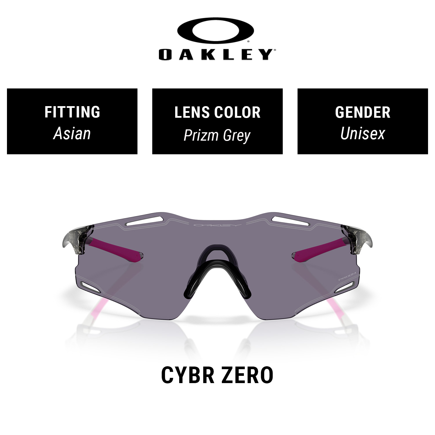 OAKLEY SUNGLASSES CYBR ZERO - OO9512D 951205 | Shopee Thailand