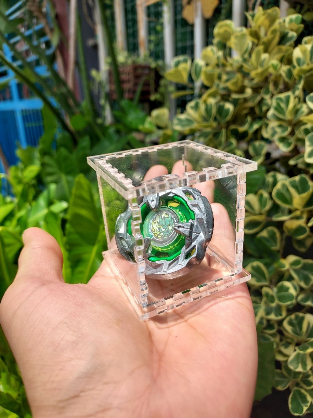 beyblade display case กล่องโชว์เบย์ กล่องอะคริลิคหนา3มิล ถอดประกอบได้ ...