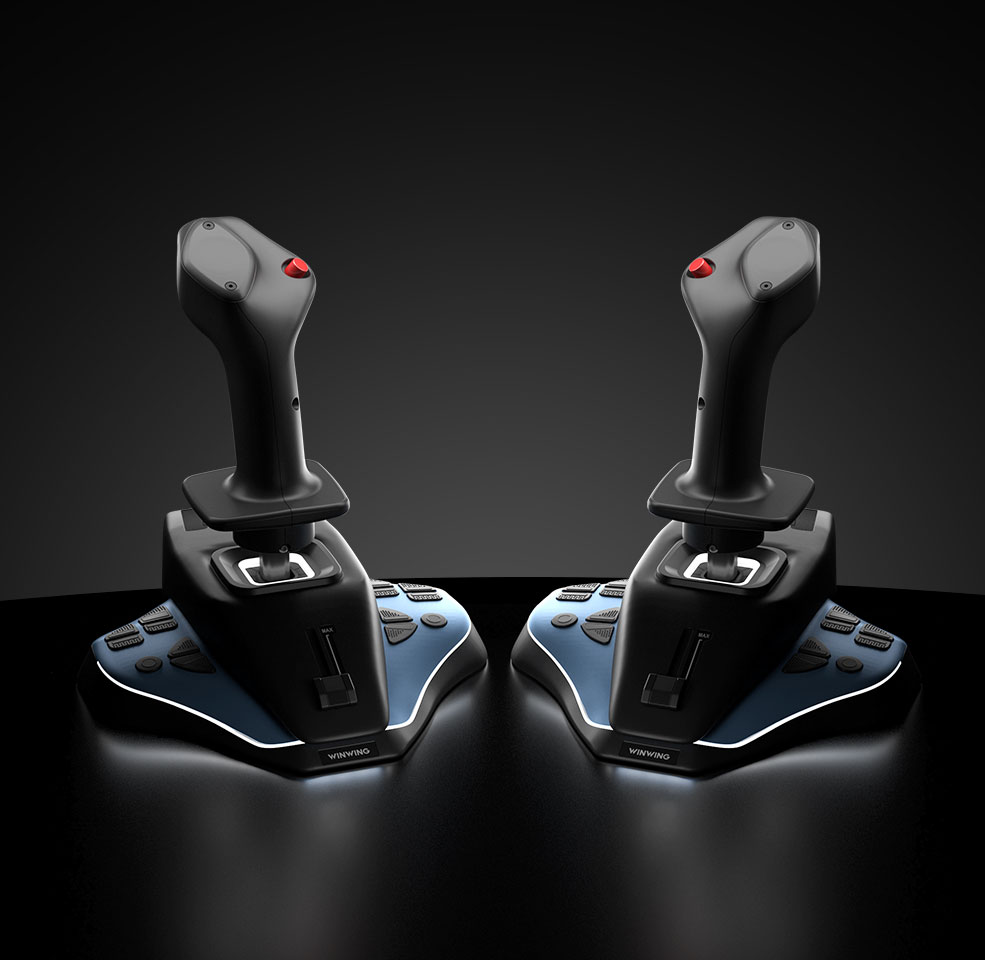 WINCTRL AIRBUS Joystick URSA MINOR Airline Side Stick WINWING จอยสติ๊ก ...