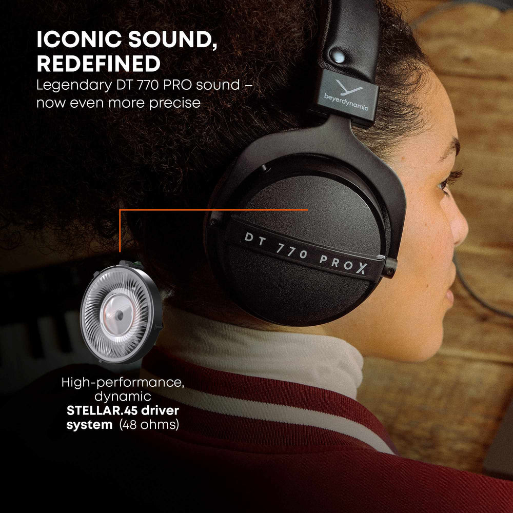 หูฟังครอบหัว Beyerdynamic - DT 770 PRO X - 48 Ohm Professional ...