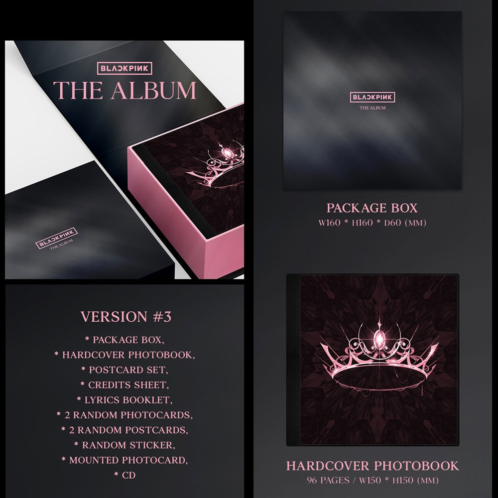BLACKPINK 1st FULL ALBUM THE ALBUM #4 VER. CD+Photo Book+1ea Post Card