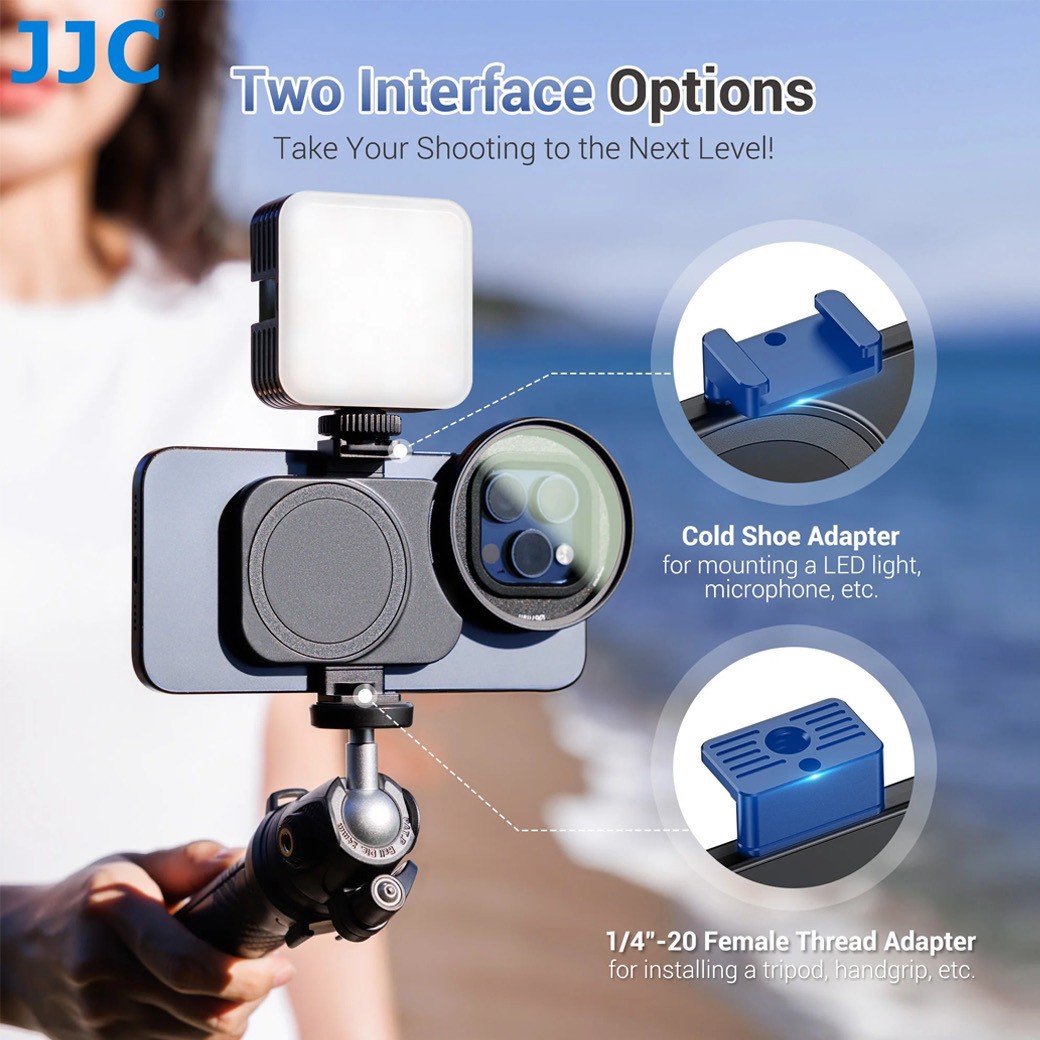 JJC MFS-II Magnetic Mobile Filter Adapter System สำหรับสมาร์ทโฟน รับ ...