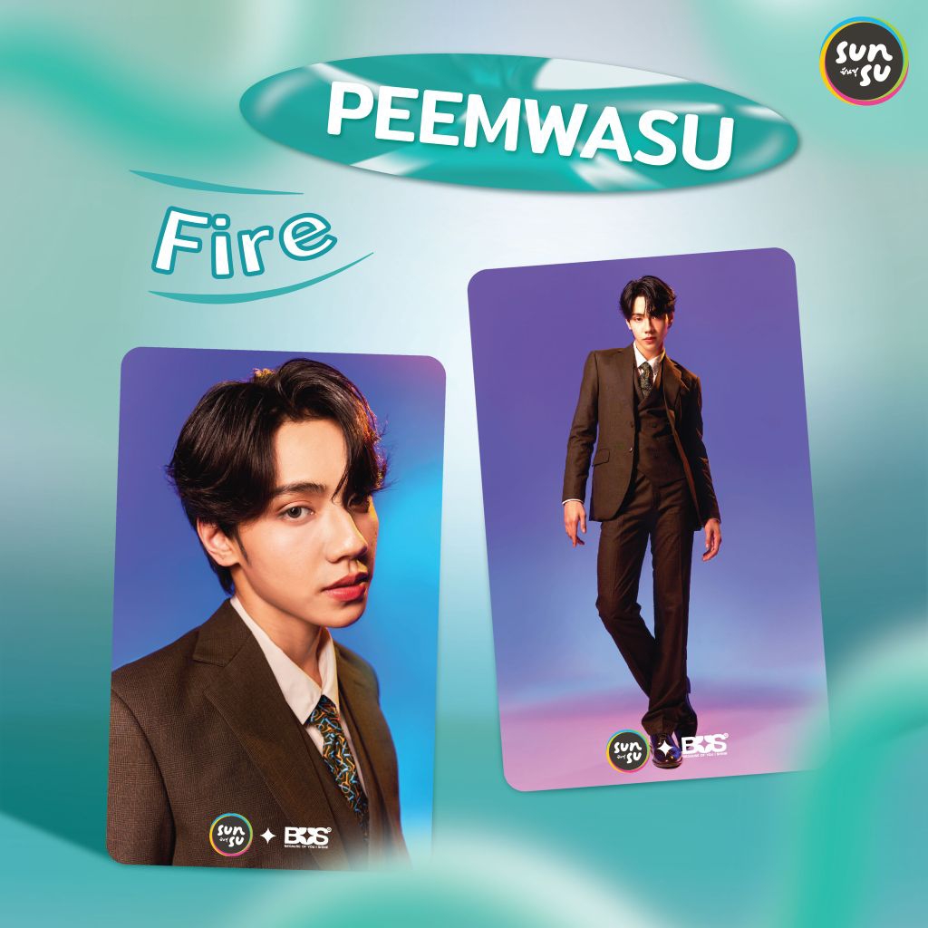 การ์ด SUNSU X BUS Set Suit & Gangster การ์ดซันซุเอ็กบัส (ชุดสูท ...