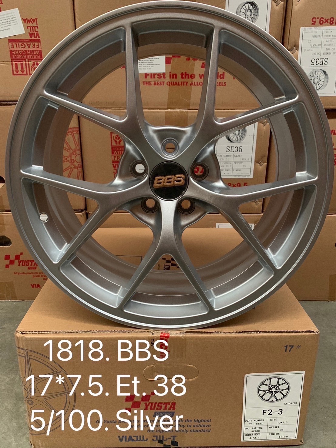 แม็กขอบ 17 5รู 100 Yusta งานล้อเบา (4 วง) | Shopee Thailand