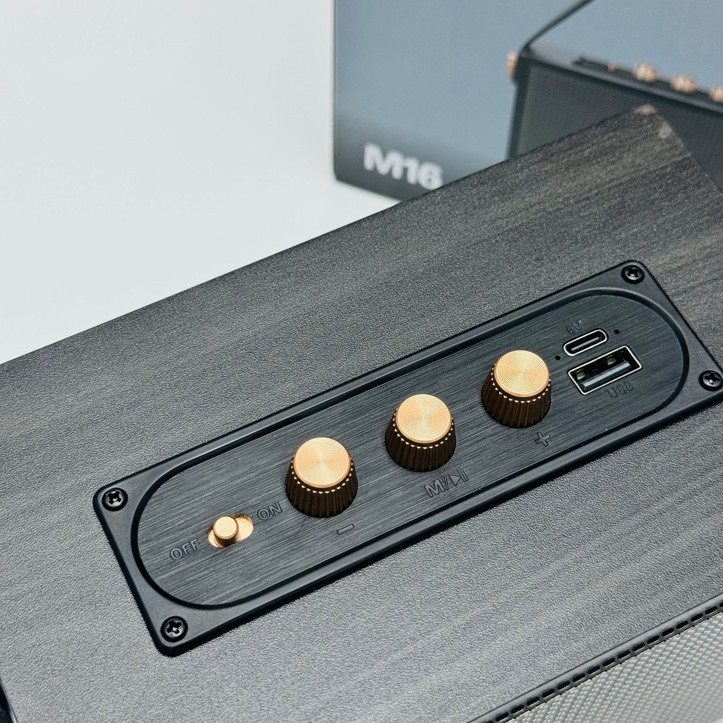 ลำโพงบลูทูธ รุ่น XM-302/XM-301ลำโพงพกพา ลำโพงไม้สไตล์ย้อนยุค แบตเตอรีใน ...