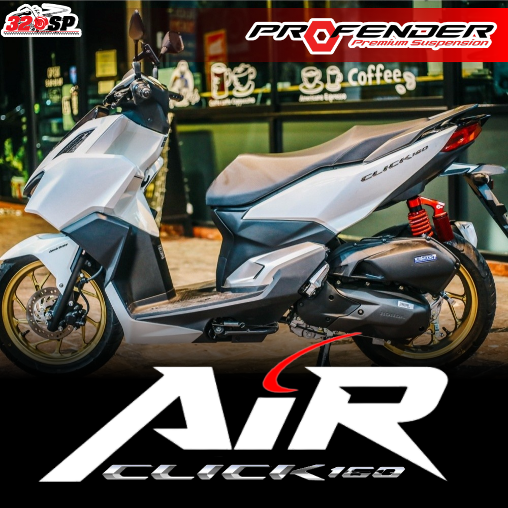 รับประกัน 1 ปี!! โช๊คหลัง PROFENDER AIR SERIES HONDA CLICK160 STANDARD ...
