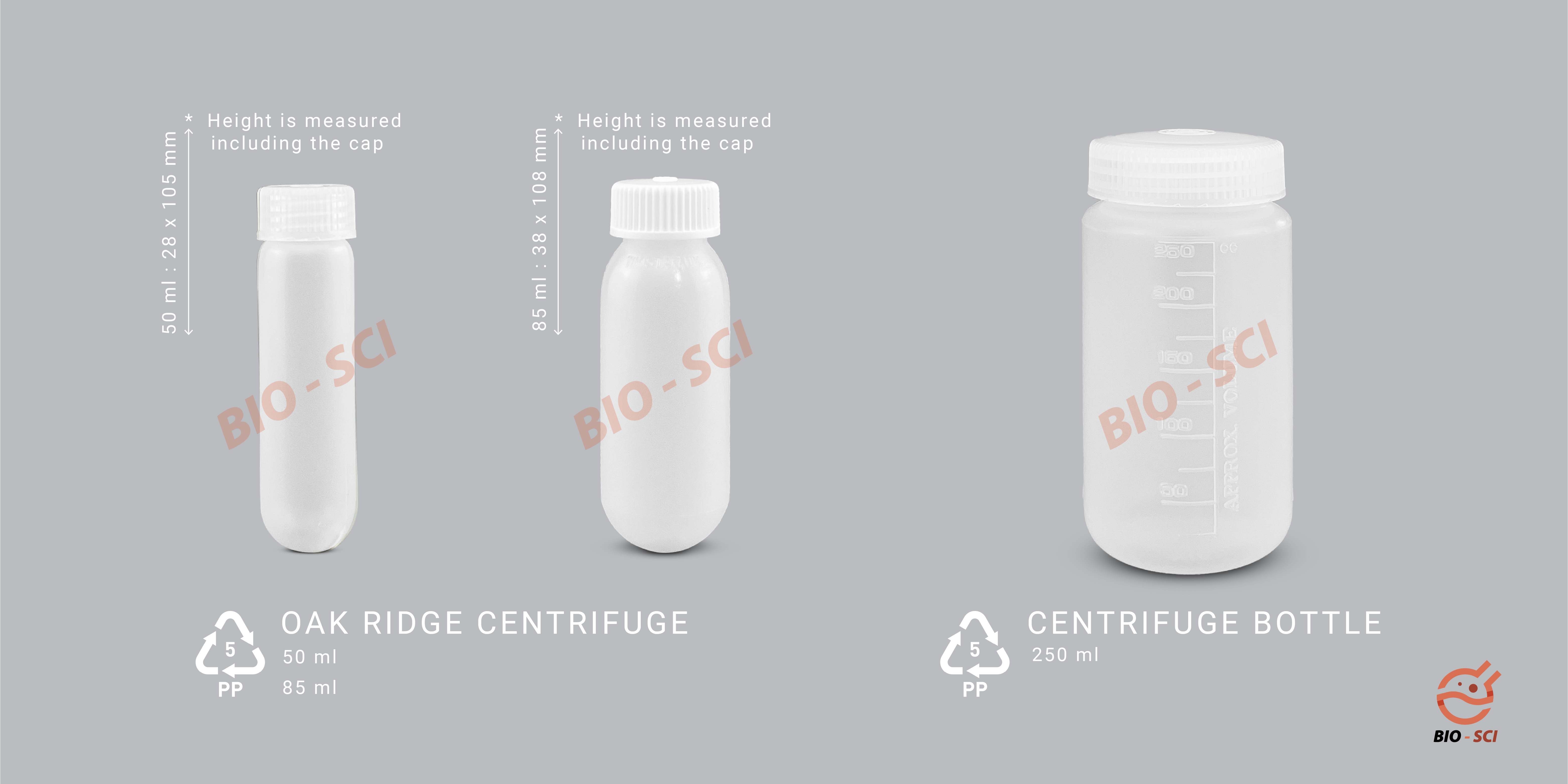 หลอดทดลองพลาสติก สำหรับเครื่องปั่น, Oak Ridge Centrifuge / Centrifuge ...