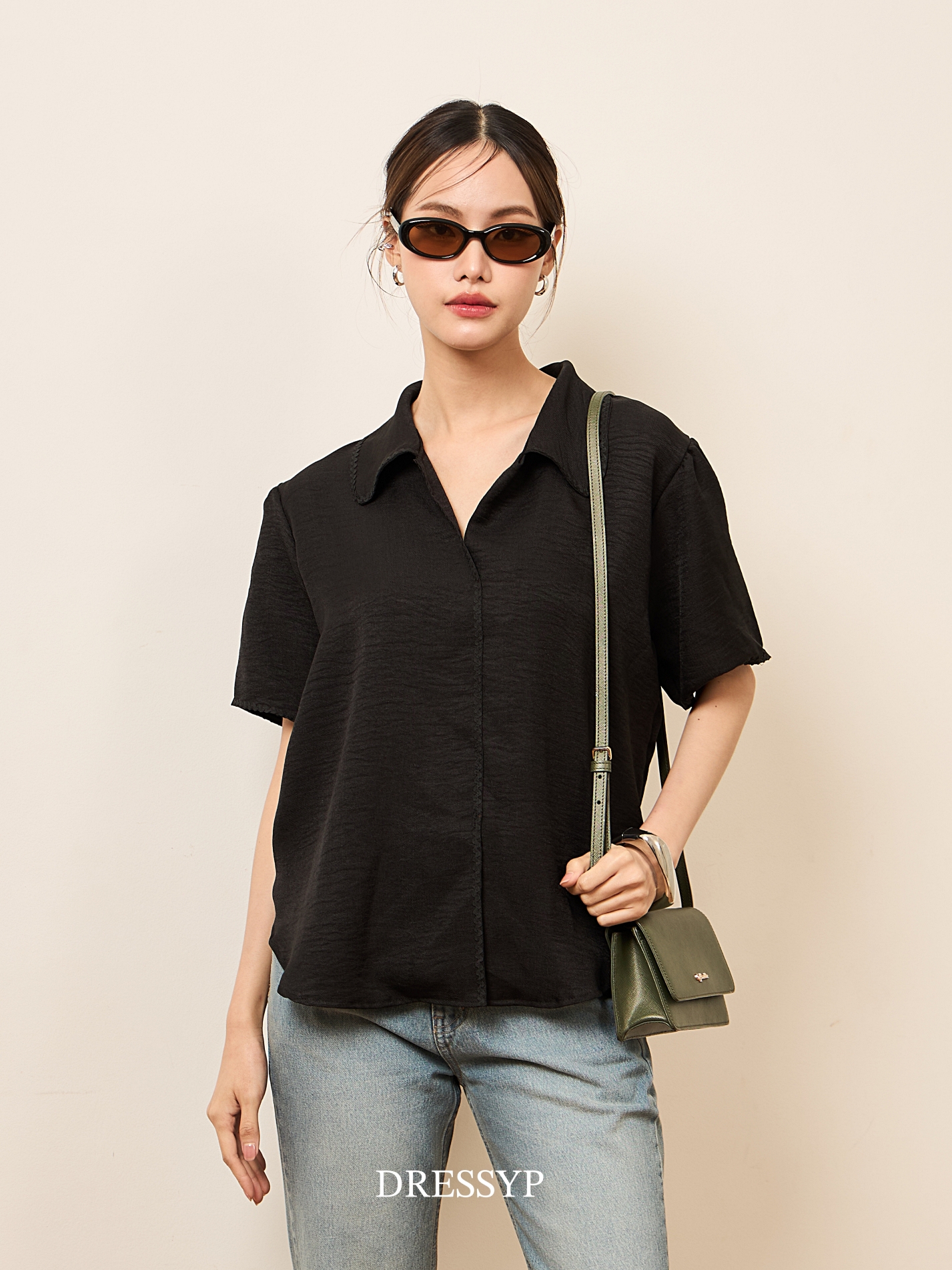 Japanese Ripple Shirt เสื้อคอปกผ้าญี่ปุ่น สัมผัสนุ่ม ดีเทล ขอบเดินลาย ...