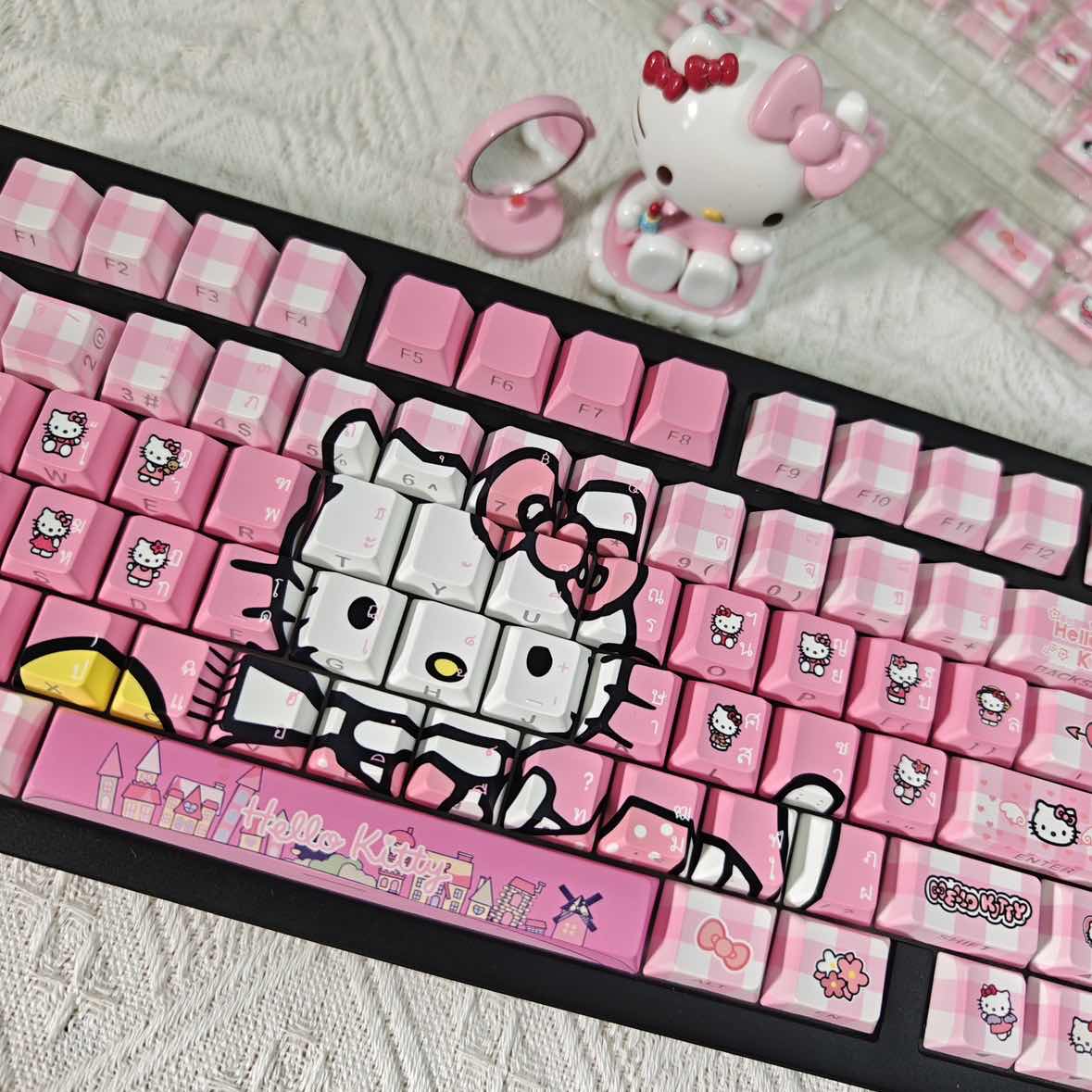⚡พร้อมส่งจากไทย⚡Crayon Shin-chan keycaps คีย์ไทย PBT ปุ่มกดแป้นพิมพ์ ...