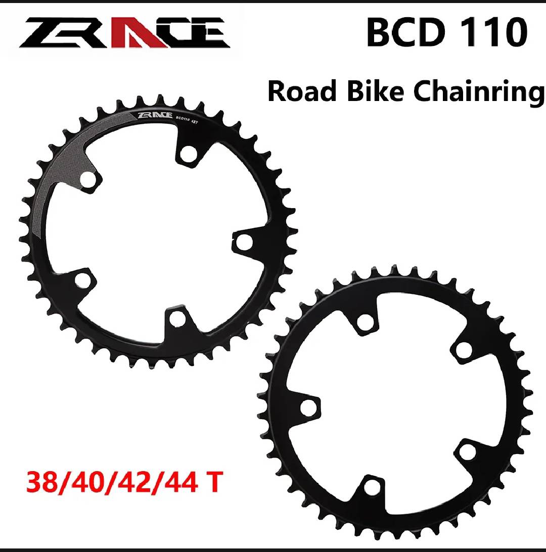 ใบจานหน้าจักรยาน ZRACE RX DOUBLE / SINGEL BCD 110 อะลูมิเนียมอัลลอย ...