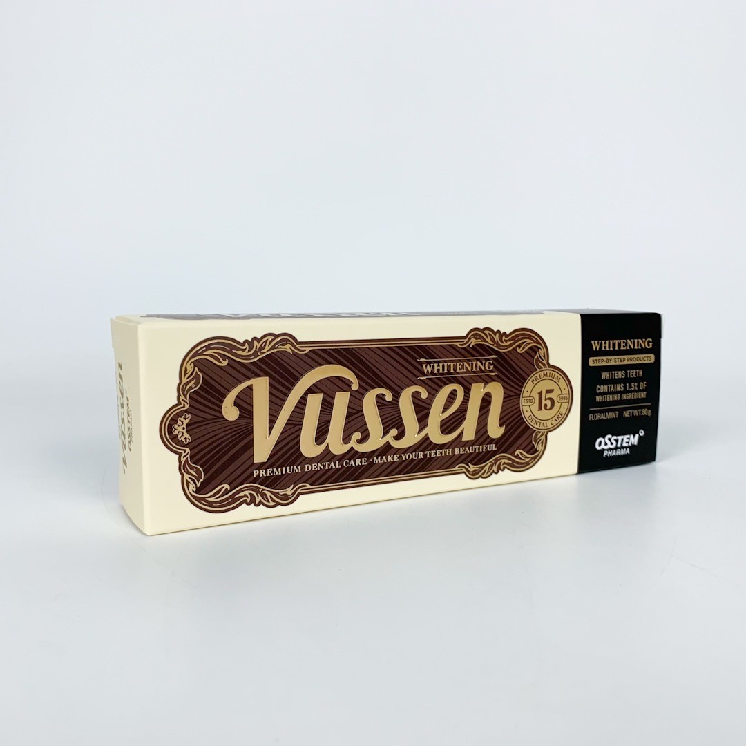Vussen Whitening Toothpaste ยาสีฟัน วูสเซน ไวท์เทนนิ่ง ฟันขาว เกาหลี ...