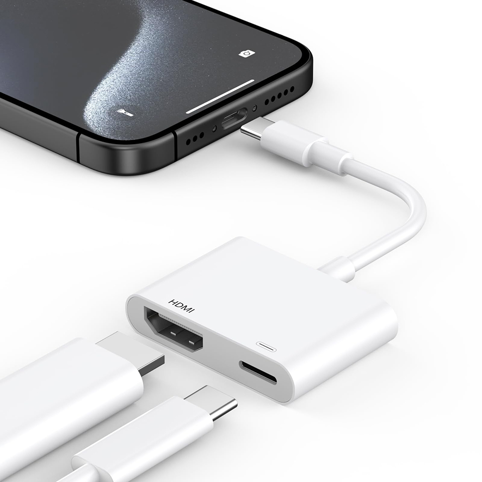 USB-C to HDMI Adapter รองรับการแชร์หน้าจอไปยัง TV Monitor Projecter ...
