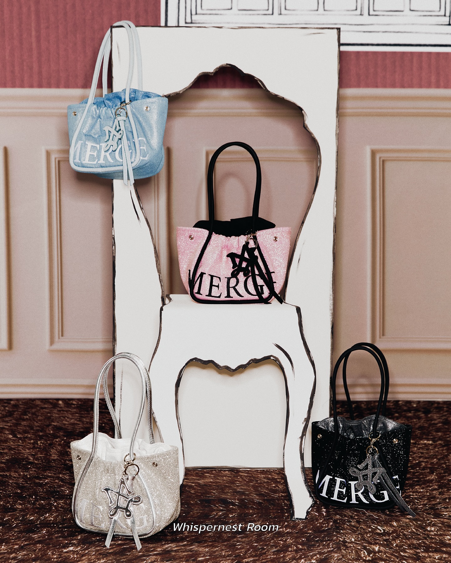 Merge A Day Bag Mini shines in four sparkling shades – in Suede กระเป๋า ...