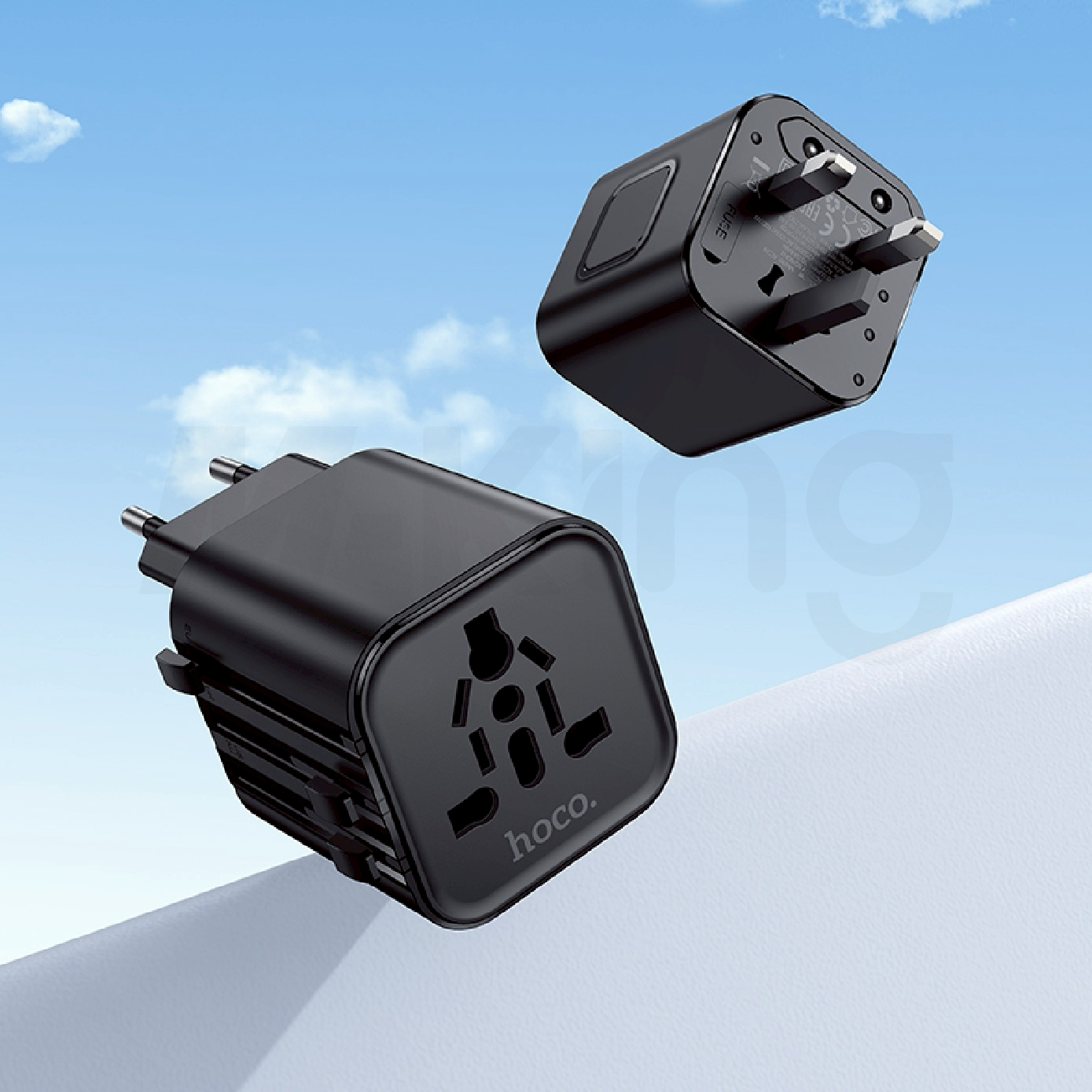 ปลั๊กทั่วโลก Hoco AC29 ปลั๊กแปลง Universal ปลั๊กไฟบ้าน Port 2USB /3Type ...