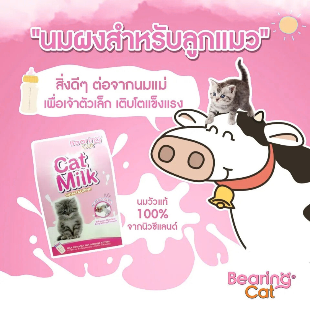 Bearing Cat Milk with Taurine แบร์ริ่ง อาหารแทนนมสำหรับลูกแมว 300g ...