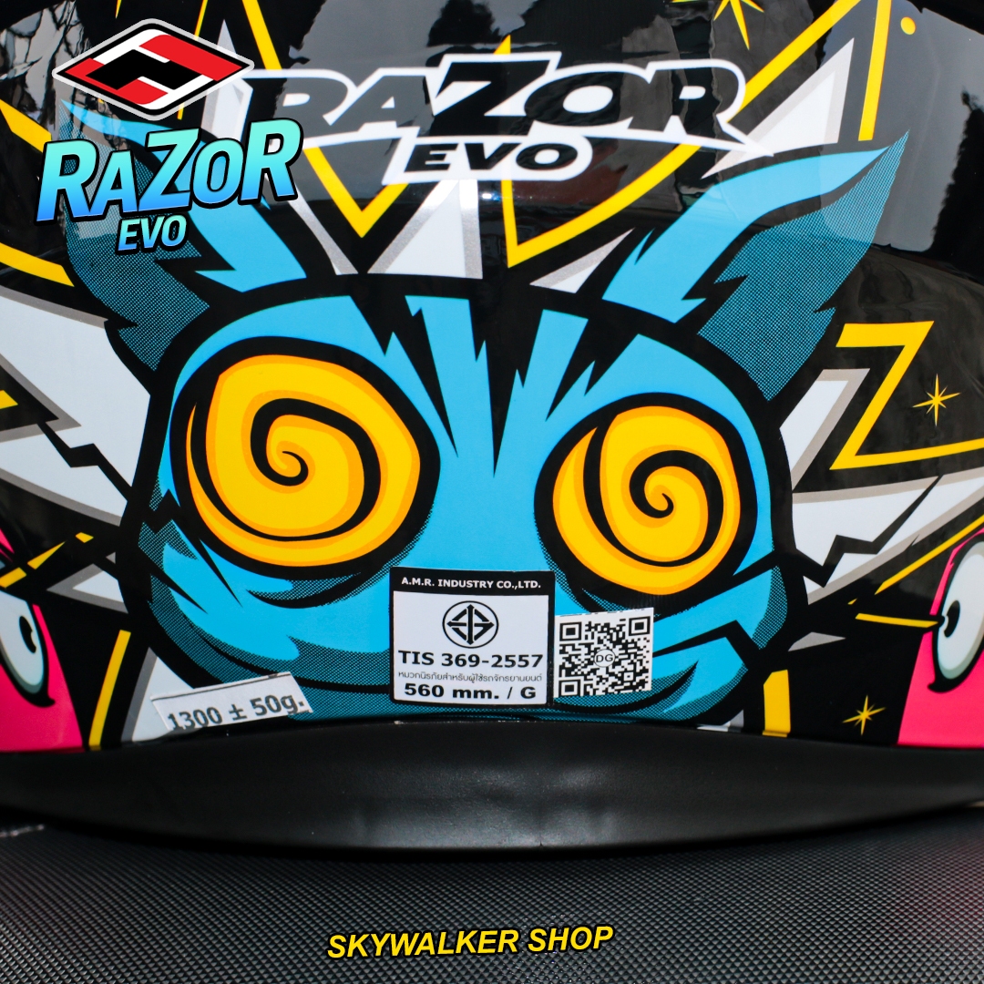 หมวกกันน็อค FUSE รุ่น RAZOR EVO รุ่นใหม่ ลายน่ารักๆ 2025 | Shopee Thailand