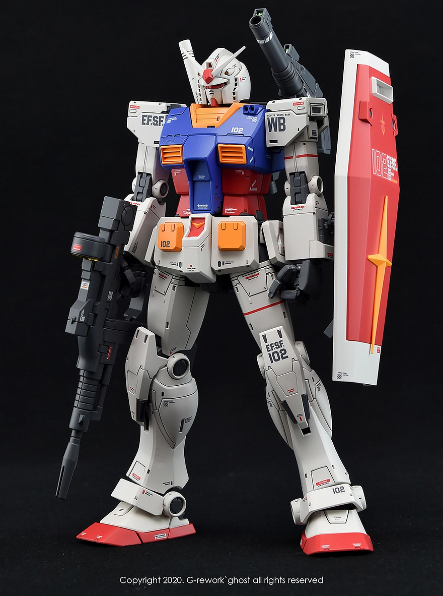 ดีคอลน้ำ [GHOST] MG 22 s RX-78 2.0 GUNDAM THE ORIGIN GTO MG 1/100 (HIQ ...