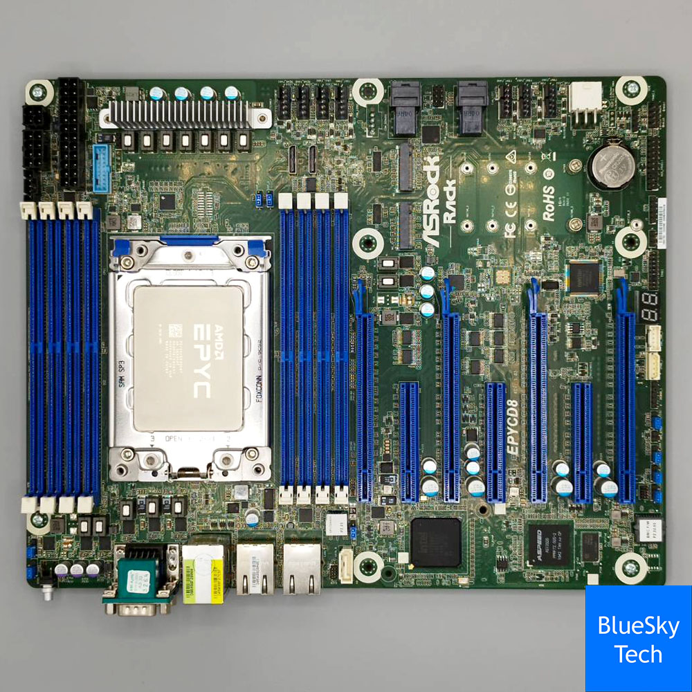 ชุดบอร์ด Workstation Server 32 Cores 64 Threads AMD EPYC 7551P CPU ...