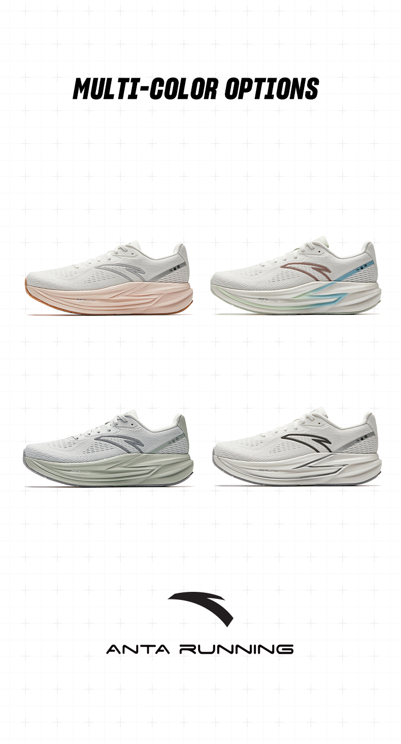 ANTA G21 4 PG7 ULTRA รองเท้าวิ่งผู้หญิง แบบนุ่มซัพพอร์ต 1225C5562 ...