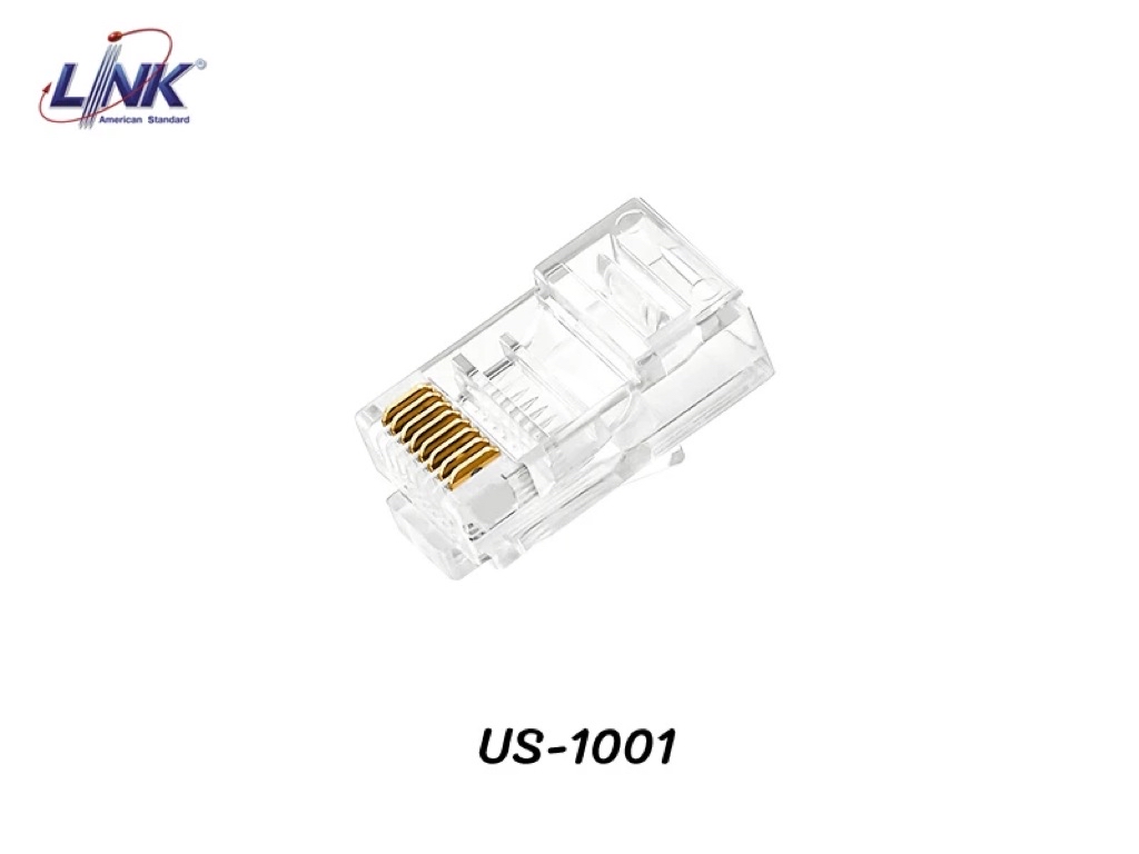 Link หัวแลน RJ45 CAT5E รุ่น US-1001 (10ตัว/ห่อ) | Shopee Thailand