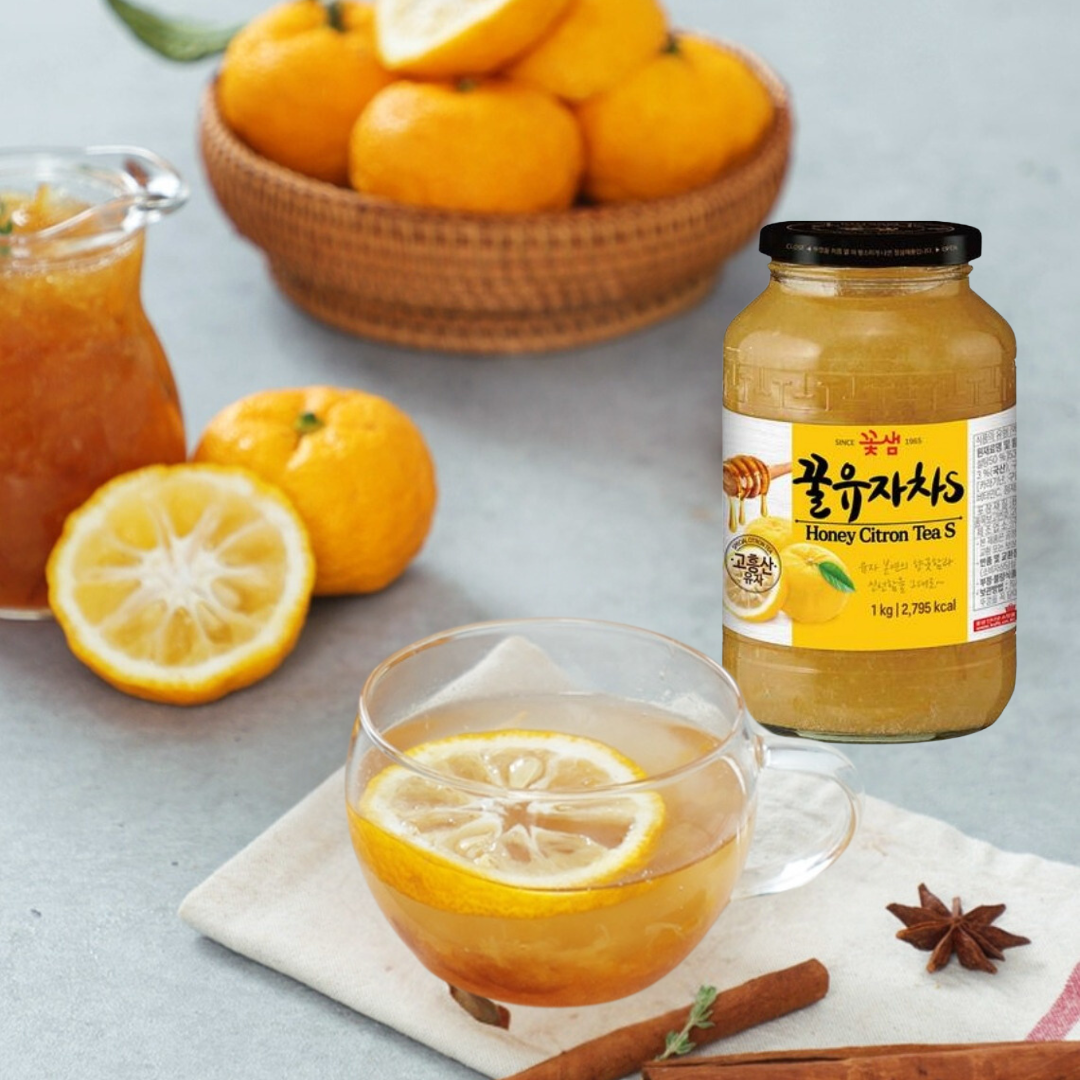 ชาผลไม้เกาหลี ชาน้ำผึ้งเกาหลีKOTSAM honey Citron Tea รสชาติส้ม,พุทรา ...