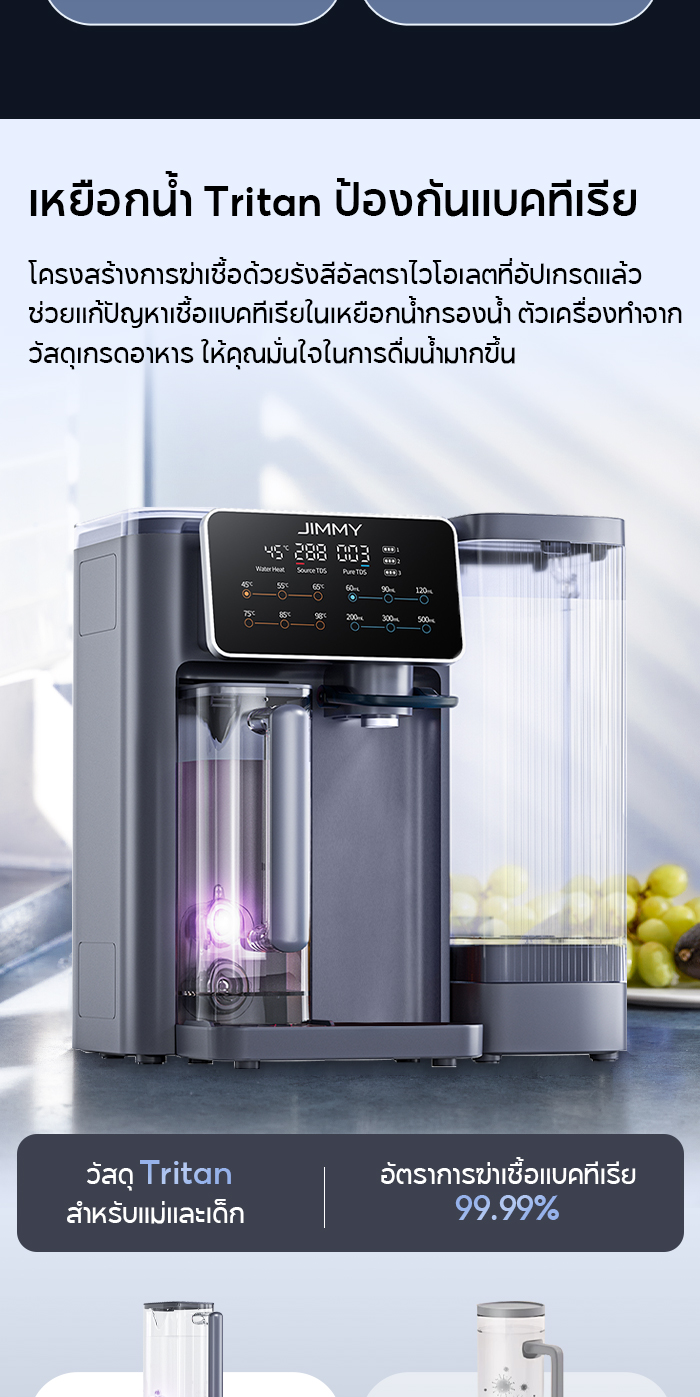 [HOT] JIMMY R9 UV Reverse Osmosis Water Purifier เครื่องกรองน้ำดื่ม RO ...