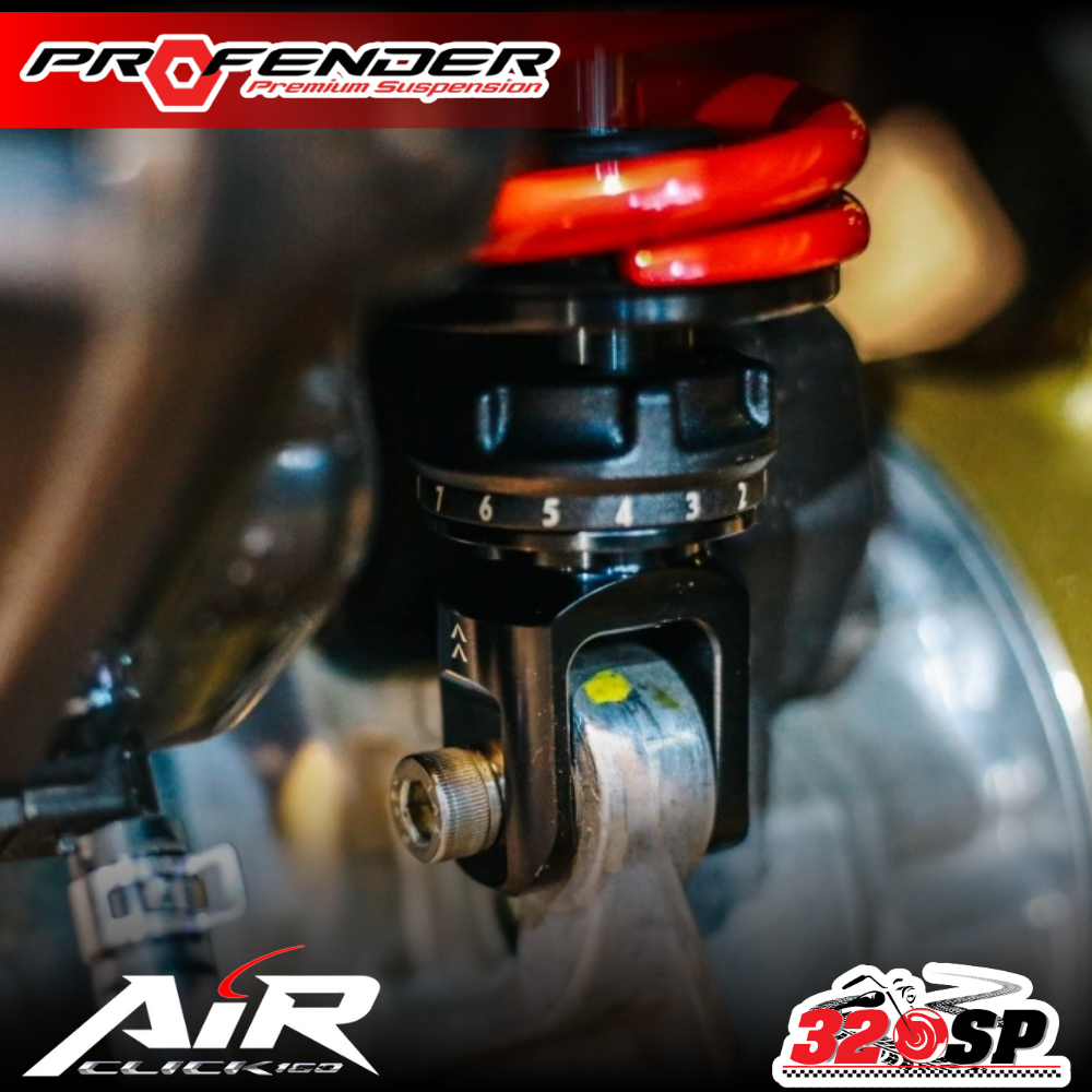 รับประกัน 1 ปี!! โช๊คหลัง PROFENDER AIR SERIES HONDA CLICK160 STANDARD ...