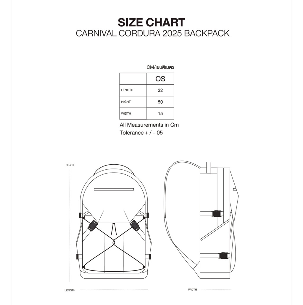 [พร้อมส่ง ของแท้💯%] CARNIVAL® CORDURA re/cor™ COLLECTION | Shopee Thailand
