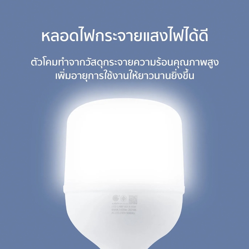 NIC LED หลอดไฟ E27 6500K 25W 35W 45W 65W 85W หลอดไฟ LED สว่างด้วยแสงสี ...