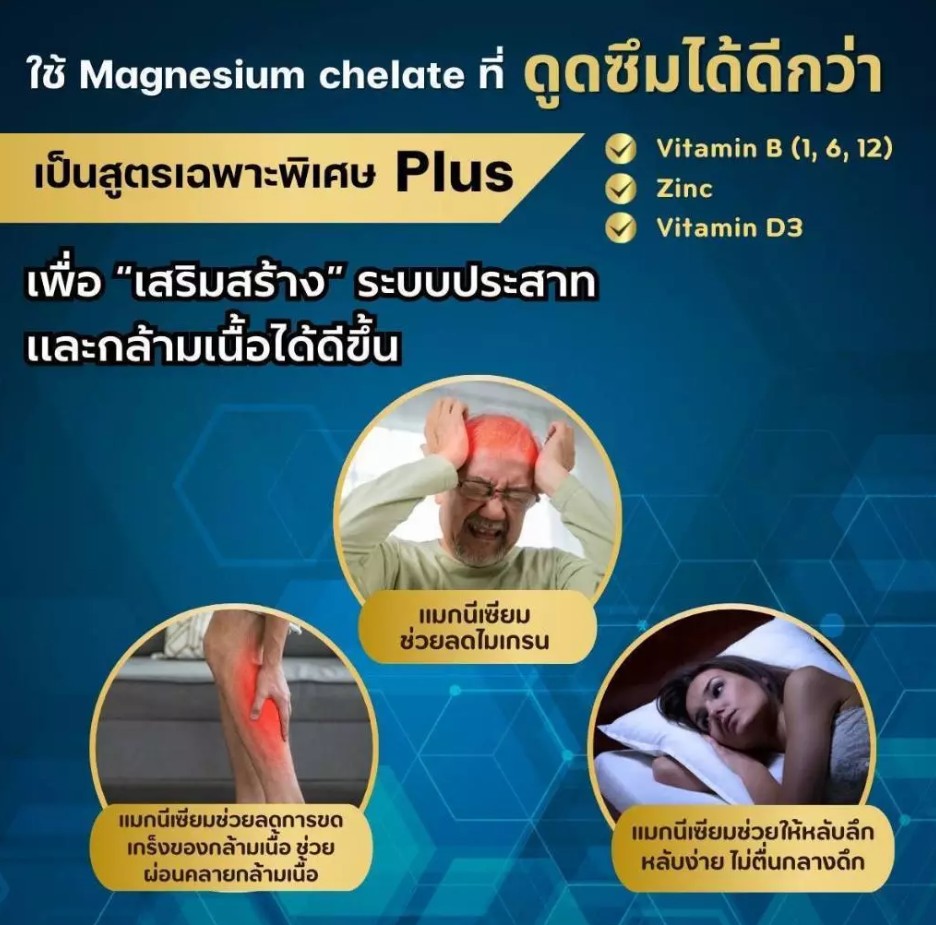 Mag-D plus 30Capsules.ผลิตภัณฑ์เสริมอาหารmagnesium plusmultivitamin ...