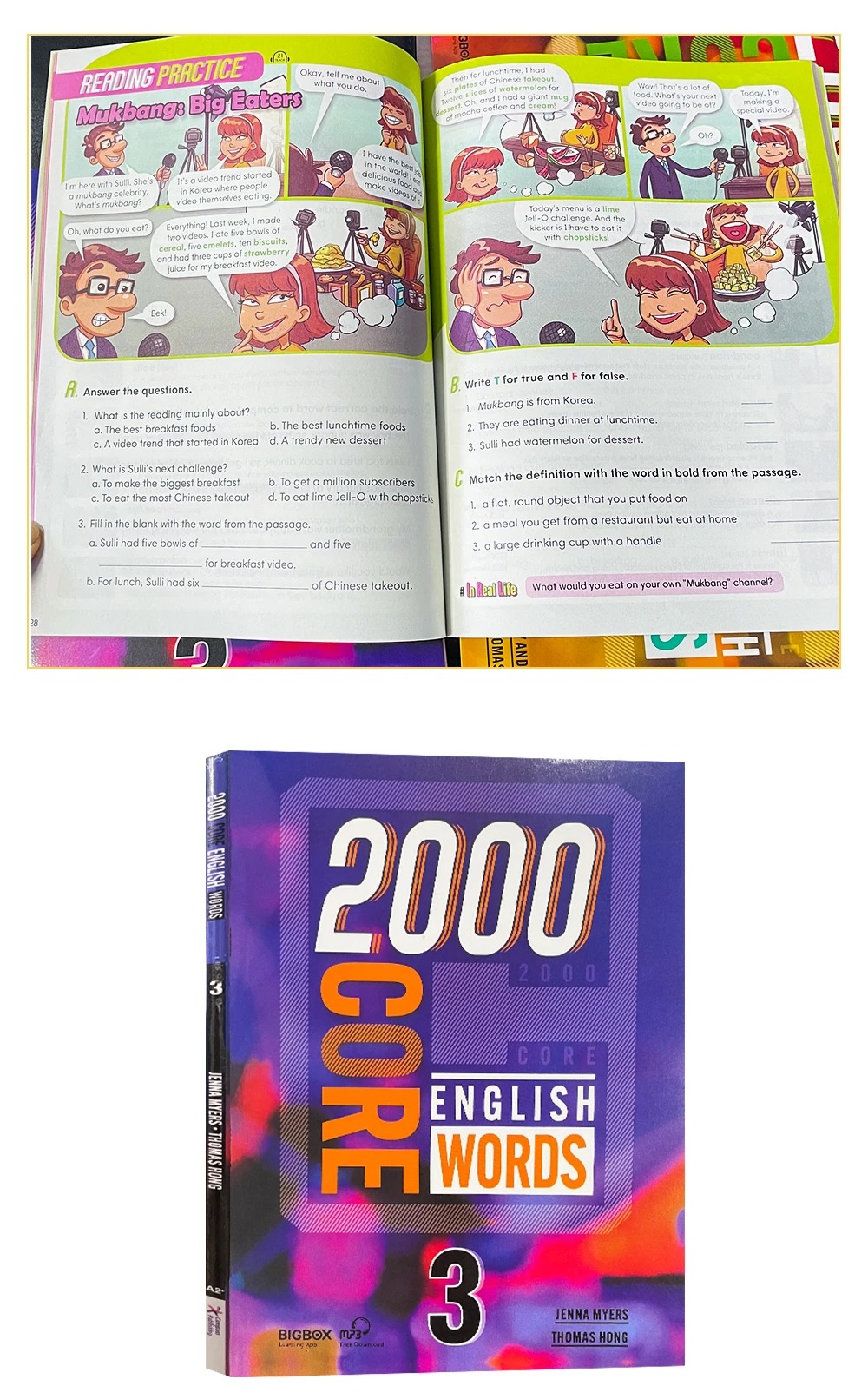 2000 Core English Words Level 1-4 Vocabulary Series Common Words ...
