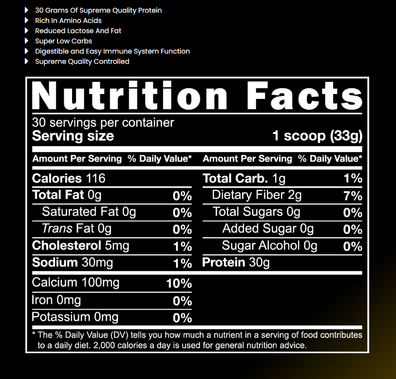 Muscle Supreme Nutrition HYDRO WHEY ISOLATE MSN Whey Protein - เวย์ ...