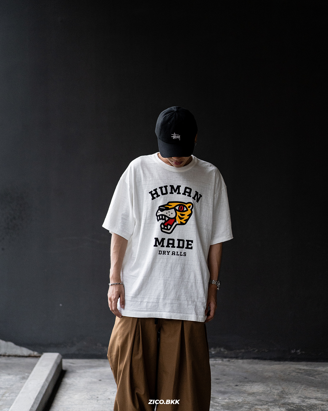 HumanMa Tiger Graphic Tee | Shopee Thailand