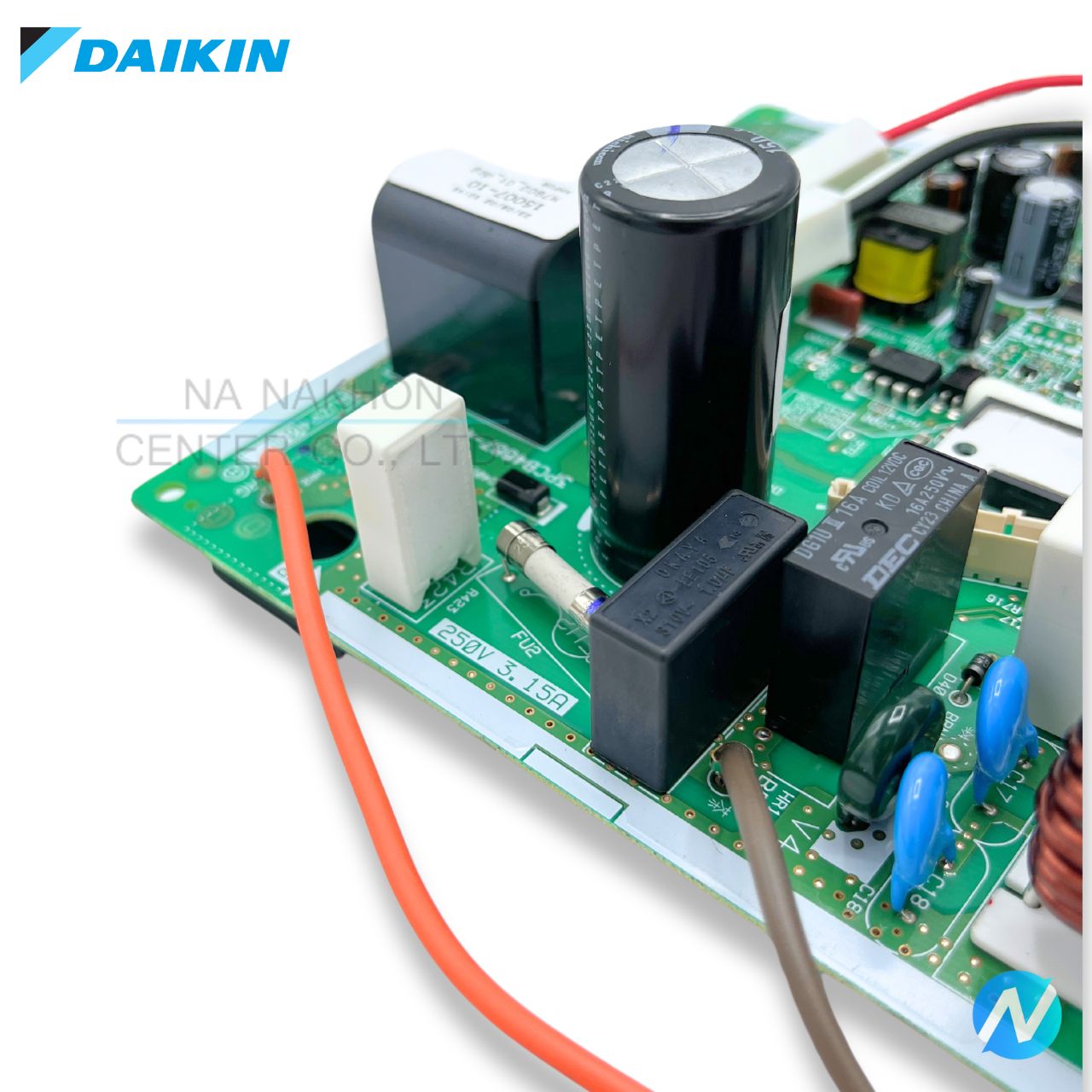 แผงคอนโทรลคอยล์ร้อน แผงวงจรแอร์ อะไหล่แอร์ อะไหล่แท้ DAIKIN รหัส ...