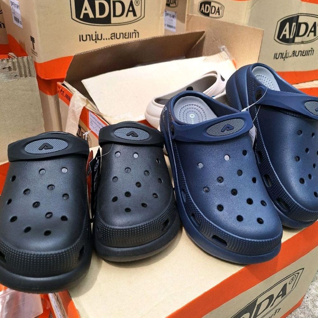ADDA รองเท้าหัวโต รับแรงกระแทก สำหรับผู้ชาย รุ่น ไซส์ 7-10 พื้นส้นหนา ...