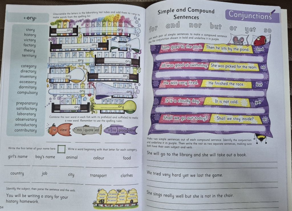 New! Set of Teacher & Pupil Book 4: Spelling, Grammar & Punctuation ...